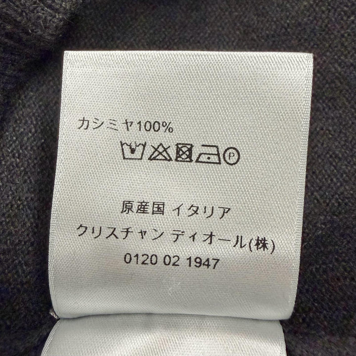 未使用品▼DIOR KENNY SCHARF ディオール オム ケニーシャーフ 193M637AT326 カシミヤ100% ロゴ刺繍 クルーネック ニットセーター S 正規