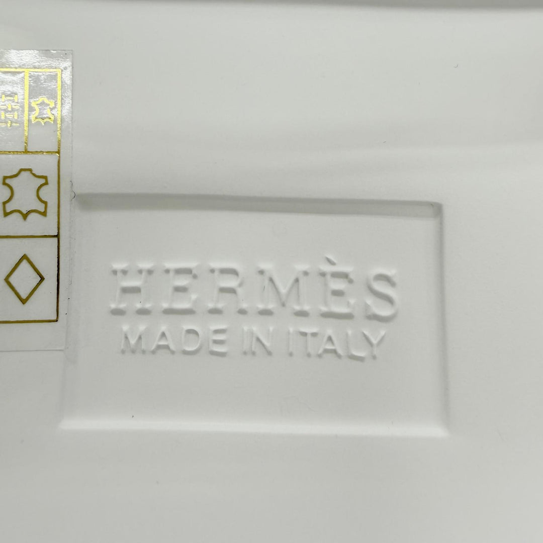 極美品☆HERMES エルメス 242071Z フレッシュ ロゴレザーパッチ ボア使い ショートブーツ ホワイト 35 イタリア製 レディース 保存袋付き