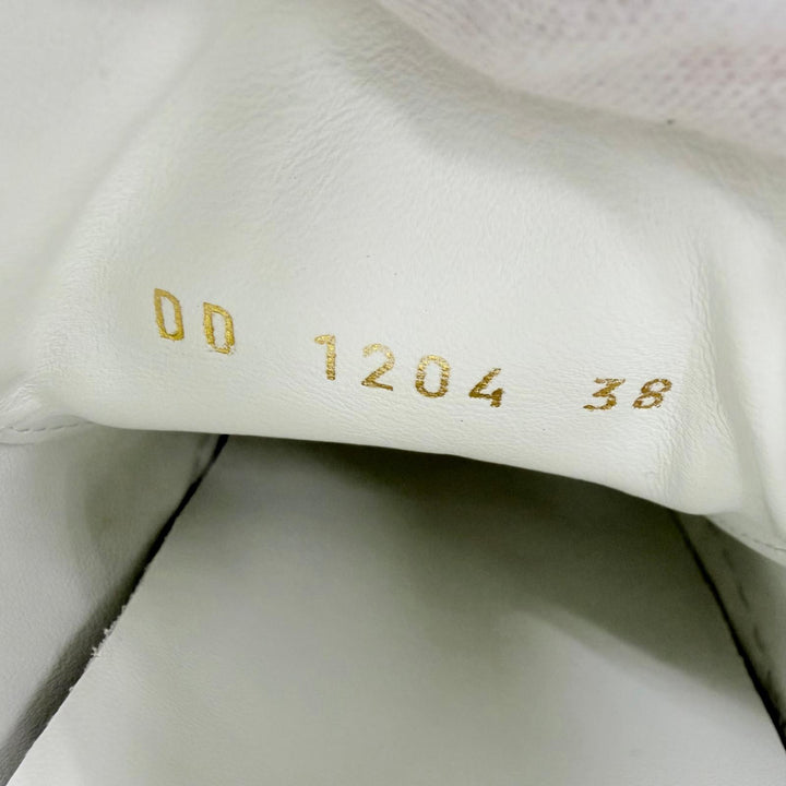 美品☆LOUIS VUITTON MURAKAMI ルイヴィトン 村上隆 1AGZGP タイムアウト・ライン レザー スニーカー ホワイト 38 イタリア製 保存袋付き