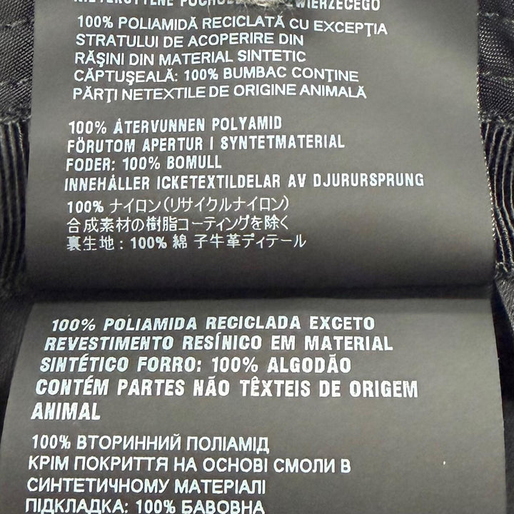 極美品▼PRADA プラダ 2025年製 2HC137 Re-Nylon トライアングルロゴ 三角プレート 帽子 バケットハットブラック L 伊製 正規品 メンズ