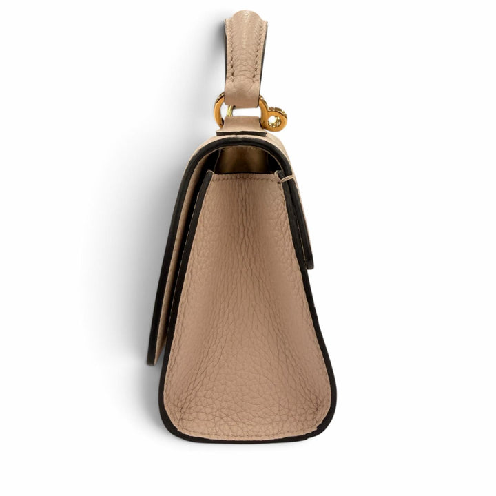極美品☆MOYNAT モワナ REJANE NANO レジェンヌ レザー 2WAY ミニハンドバッグ ショルダーバッグ ピンクベージュ フランス製 保存袋付き