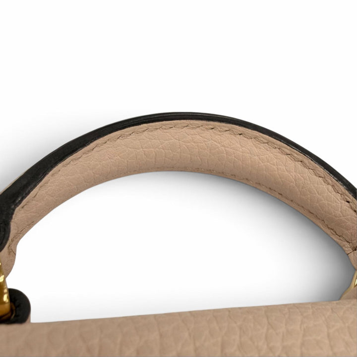 極美品☆MOYNAT モワナ REJANE NANO レジェンヌ レザー 2WAY ミニハンドバッグ ショルダーバッグ ピンクベージュ フランス製 保存袋付き