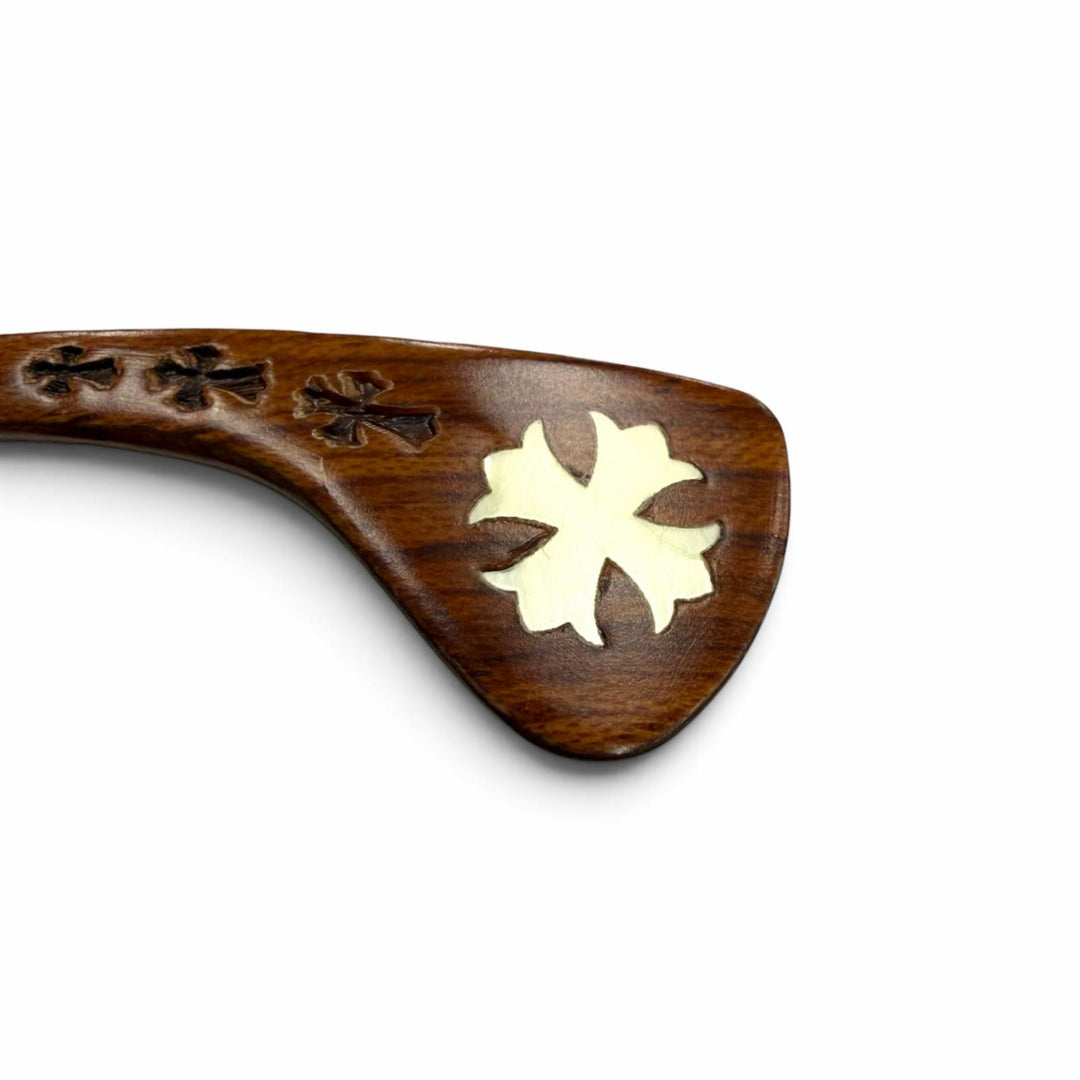 美品▼CHROME HEARTS クロムハーツ THE BEAST 3 925 ウッドテンプル アイウェア サングラス ゴールド ブラウン 度なし 重量39.09g メンズ