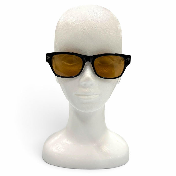 良品▼CHROME HEARTS クロムハーツ FILLED フィールド 925 BSフレア ウェリントン アイウェア サングラス 51□19-141 重量42.67g メンズ