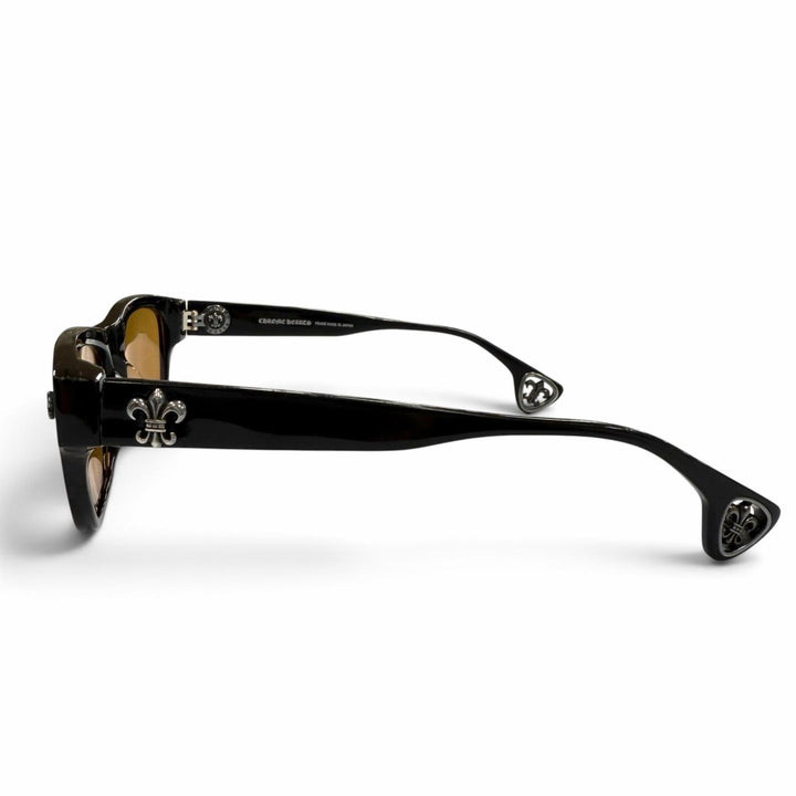 良品▼CHROME HEARTS クロムハーツ FILLED フィールド 925 BSフレア ウェリントン アイウェア サングラス 51□19-141 重量42.67g メンズ