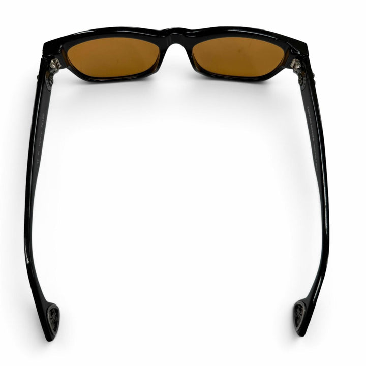 良品▼CHROME HEARTS クロムハーツ FILLED フィールド 925 BSフレア ウェリントン アイウェア サングラス 51□19-141 重量42.67g メンズ
