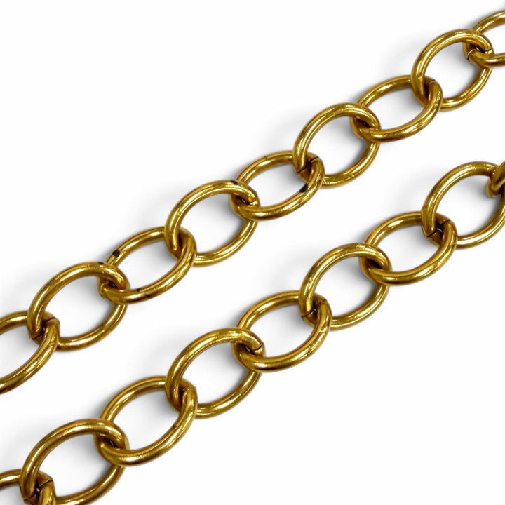 美品★CHANEL シャネル ヴィンテージ 95P ココマーク チェーン ネックレス ペンダント アクセサリー ゴールド フランス製 レディース