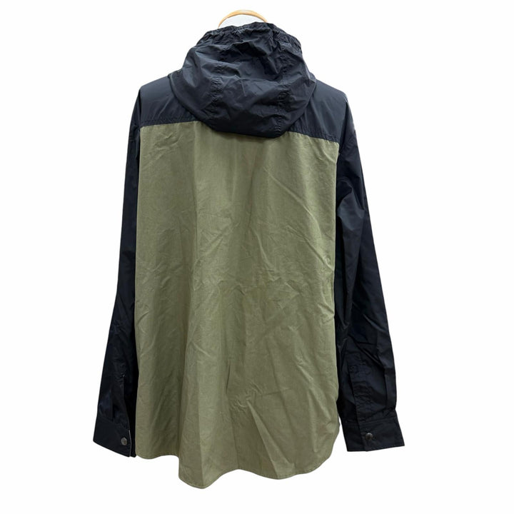 未使用品▼MONCLER モンクレール DONAN ロゴワッペン付 フーデッド リバーシブル マウンテンパーカー カーキ ブラック シルバー 3 正規品