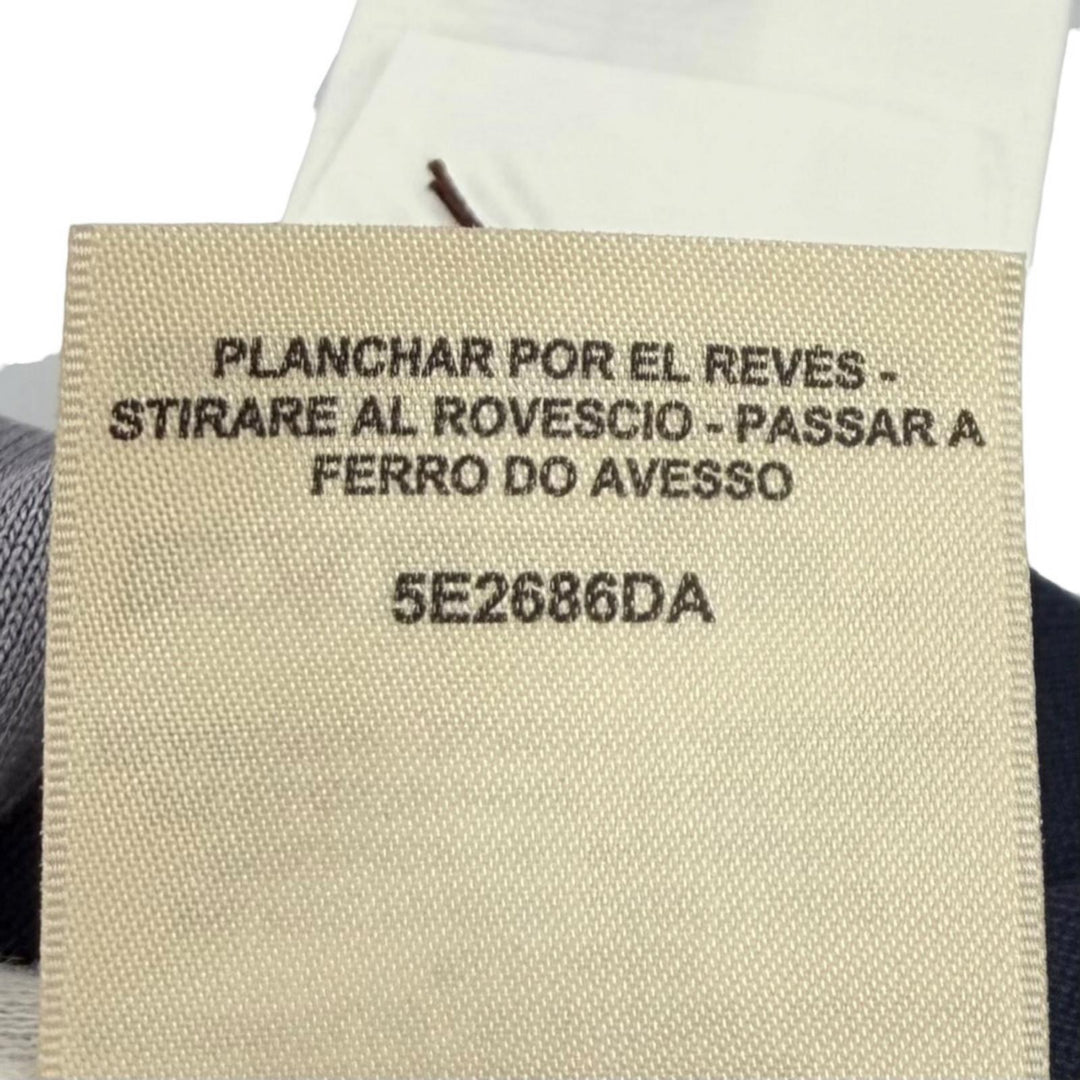未使用品★HERMES エルメス 25SS 5E2686DA Brides de Gala 式典用馬勒 シルク混 ニット ネイビー グレー 38 仏製 正規品 レディース