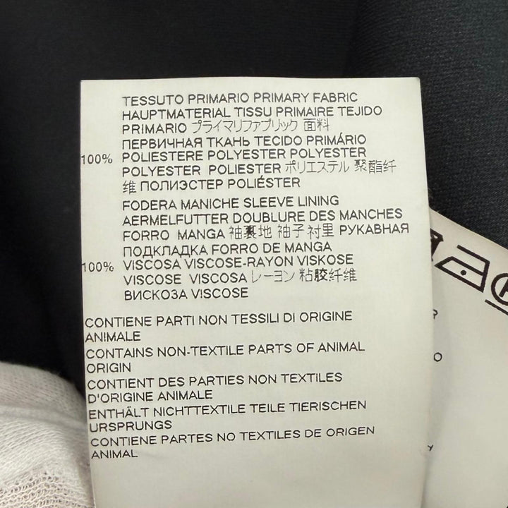 美品★Maison Margiela 4 メゾンマルジェラ4 S51CU0251 パフスリーブ サテン オーバーコート ブラック 38 イタリア製 正規品 レディース