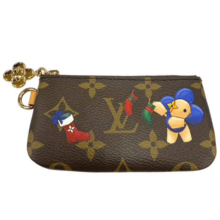 未使用品☆LOUIS VUITTON ルイヴィトン M15338 レザー ヴィヴィエンヌウィンターホリデー ポーチ付 フォンホルダー スマホアクセサリー