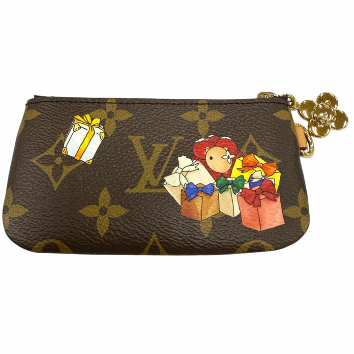 未使用品☆LOUIS VUITTON ルイヴィトン M15338 レザー ヴィヴィエンヌウィンターホリデー ポーチ付 フォンホルダー スマホアクセサリー