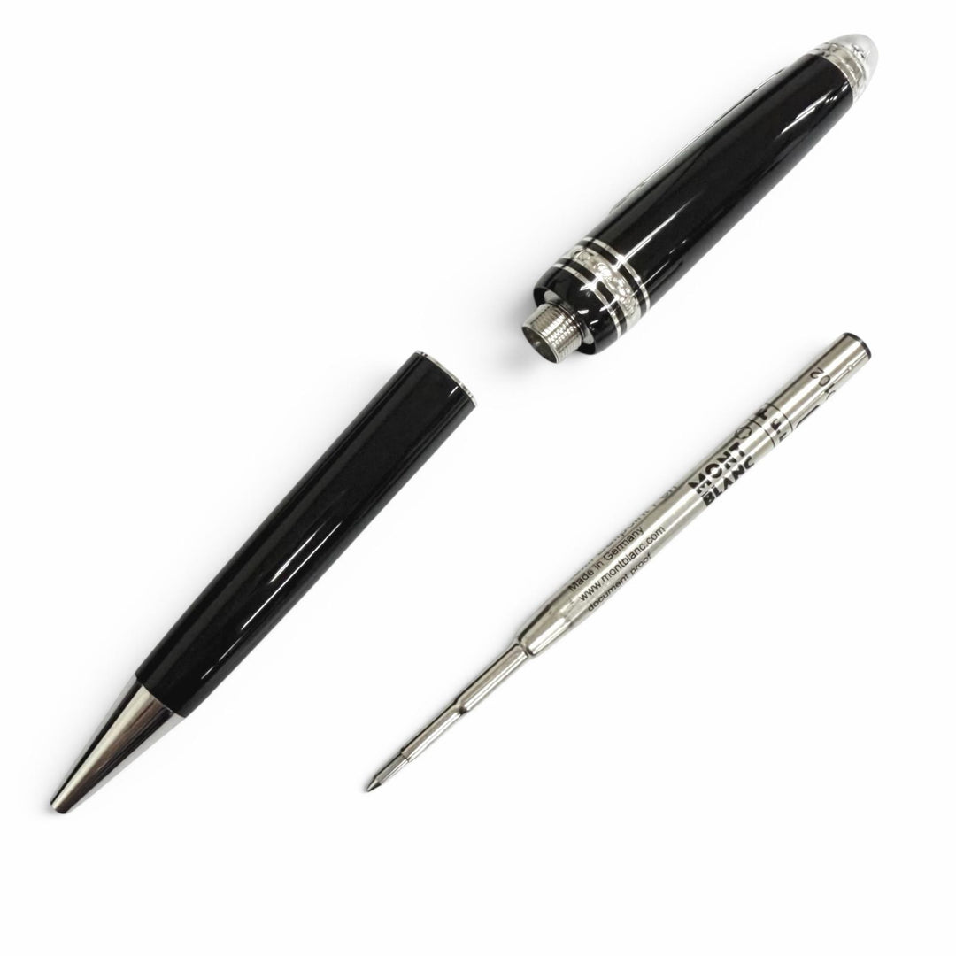 極美品□MONTBLANC モンブラン マイスターシュテュック ル・グラン ダイヤモンド プラチナライン ボールペン ドイツ製 メンズ 筆記確認済