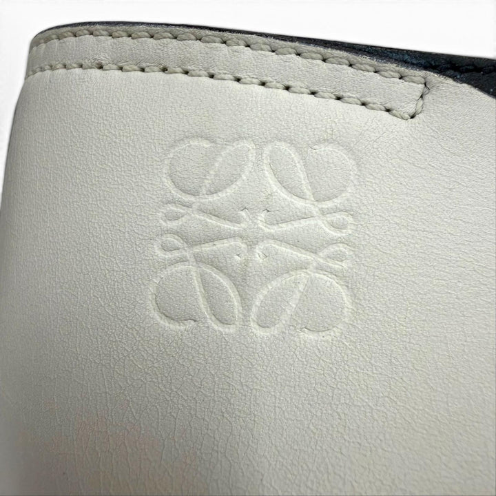 極美品▼LOEWE ロエベ 581511 レザー アナグラム刻印 レースアップ ローカットスニーカー マルチカラー 43 イタリア製 メンズ
