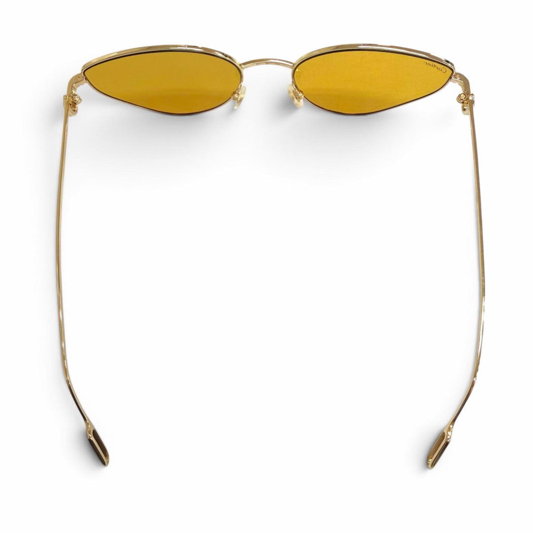 未使用品△Cartier カルティエ CT0155S プルミエール ドゥ カルティエ 2Cデコール キャッツアイ サングラス 57□19 140 デモレンズ 箱付