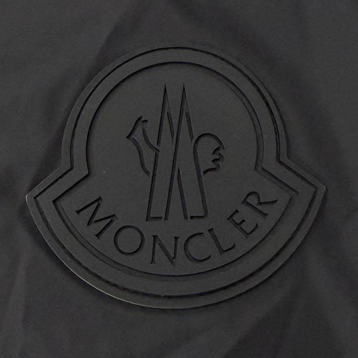未使用品▼MONCLER モンクレール DONAN ロゴワッペン フーデッド リバーシブル マウンテンパーカー カーキ ブラック シルバー 2 正規品