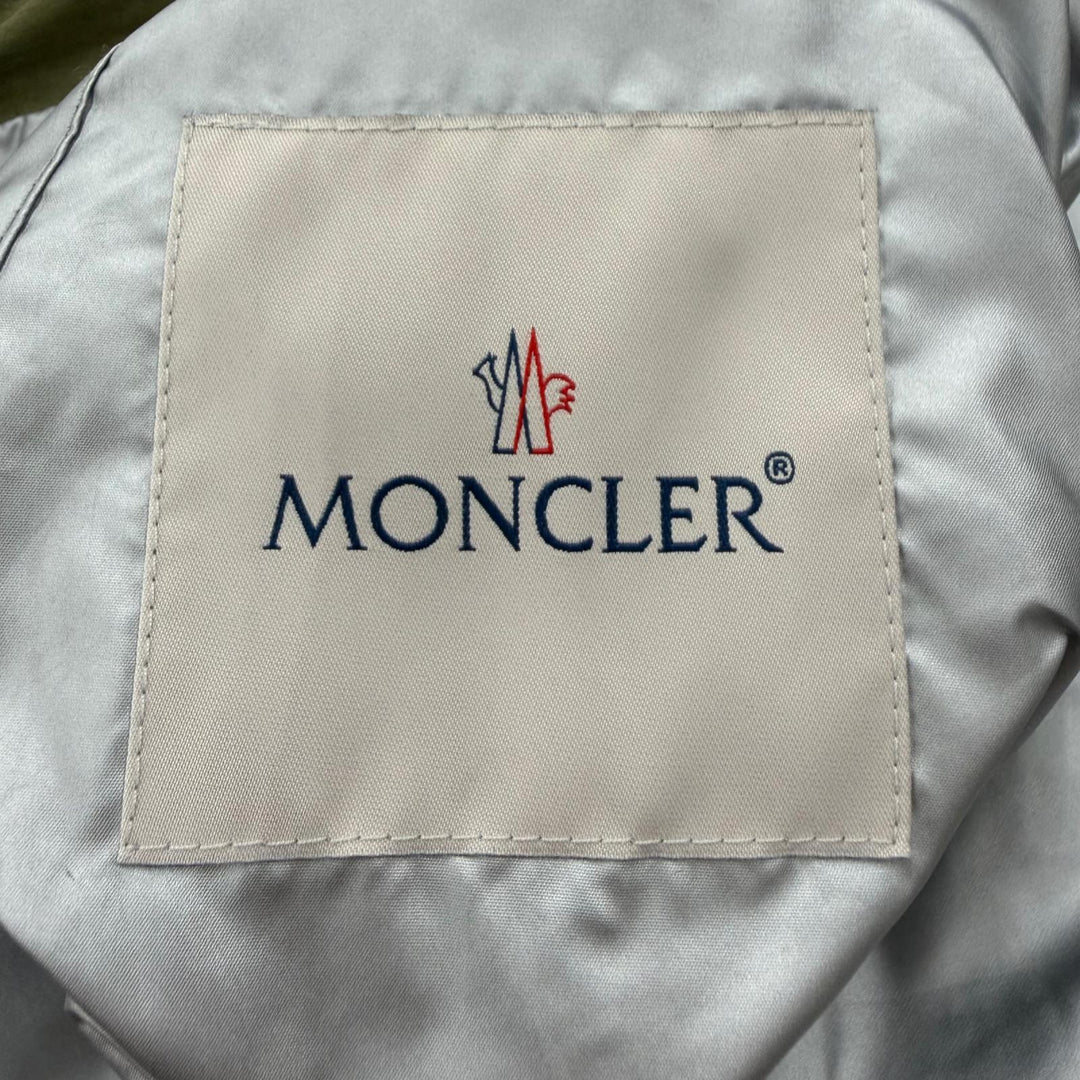 未使用品▼MONCLER モンクレール DONAN ロゴワッペン フーデッド リバーシブル マウンテンパーカー カーキ ブラック シルバー 2 正規品