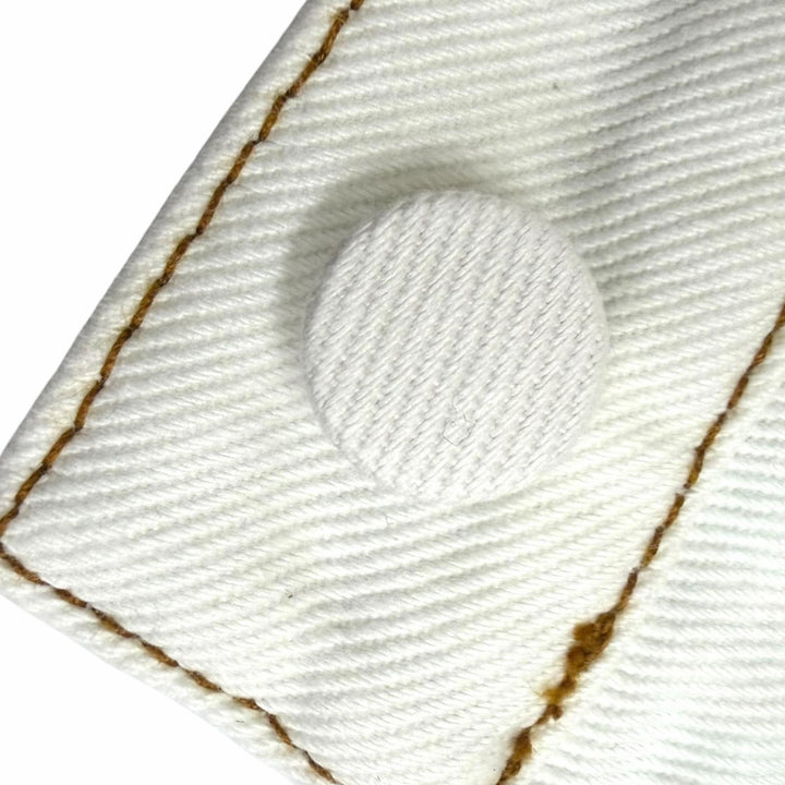 極美品□LOUIS VUITTON ルイヴィトン 23SS LVスプレー ジージャン デニムジャケット ホワイト ブルー 50 イタリア製 正規品 メンズ