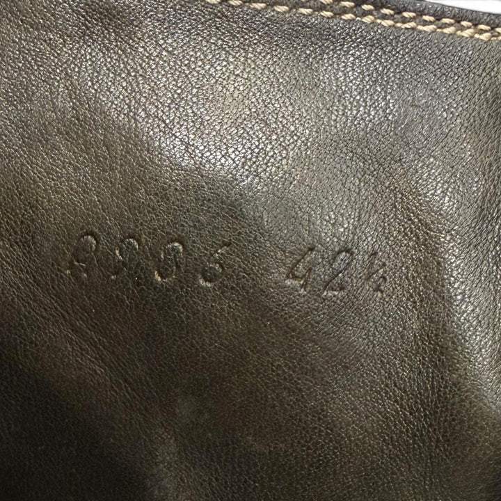【ドンドン見直し】良品□GUIDI グイディ 986 Back Zip Boot ホースハイド Hor Full Grain アンクルブーツ グリーン 42.5 イタリア製