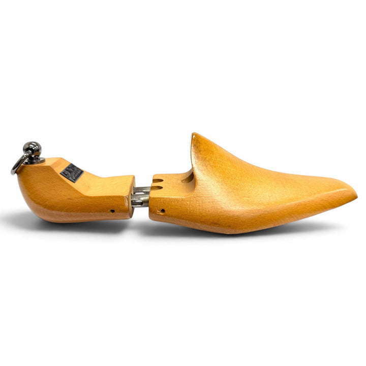 【ドンドン見直し】美品□Berluti ベルルッティ ウッド ナチュラル ロゴプレート付き シューキーパー シューツリー ブラウン 8 メンズ