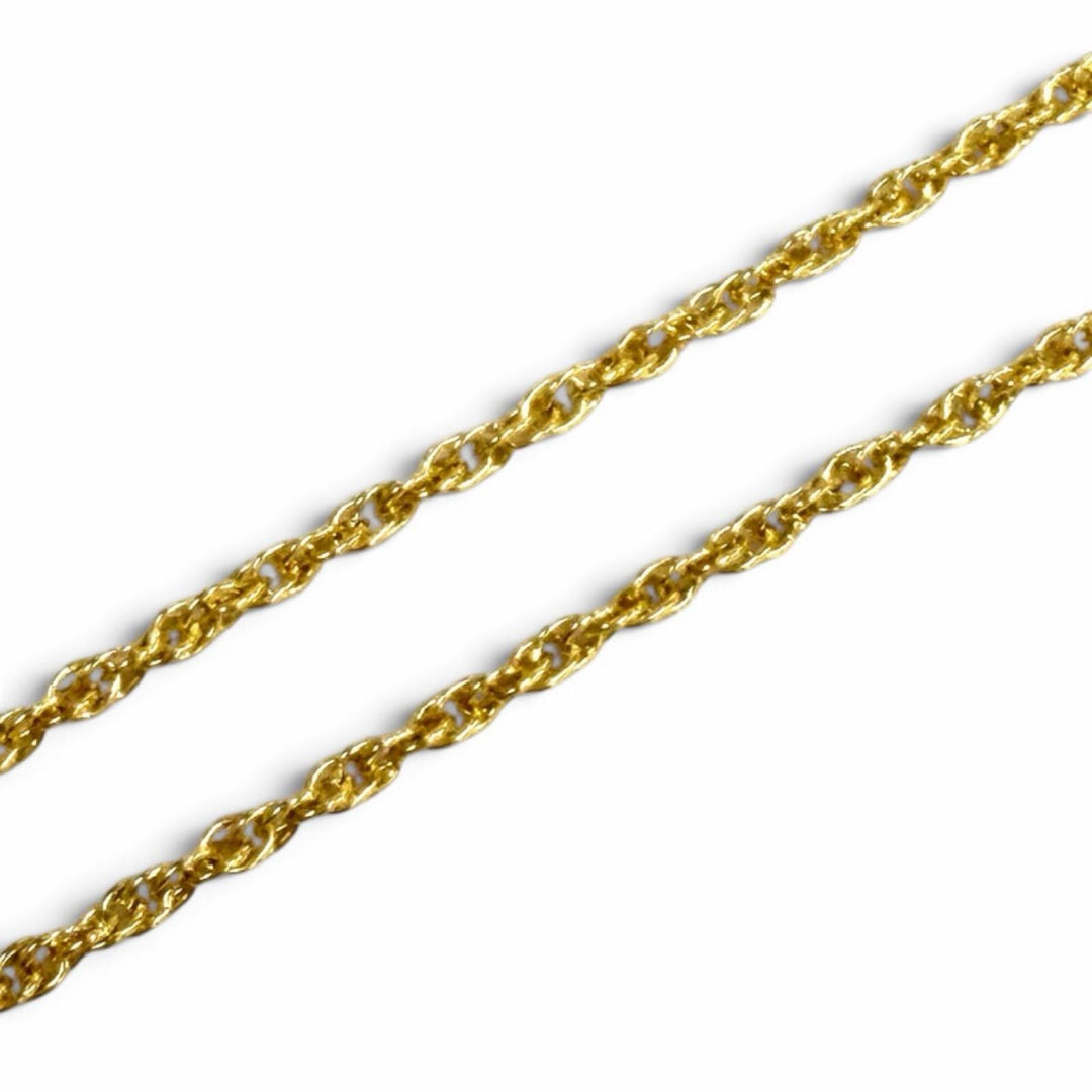 極美品★MIKIMOTO ミキモト K18 パール 一粒パール ロープチェーン ネックレス ペンダント アクセサリー ホワイト ゴールド 重量3.64g