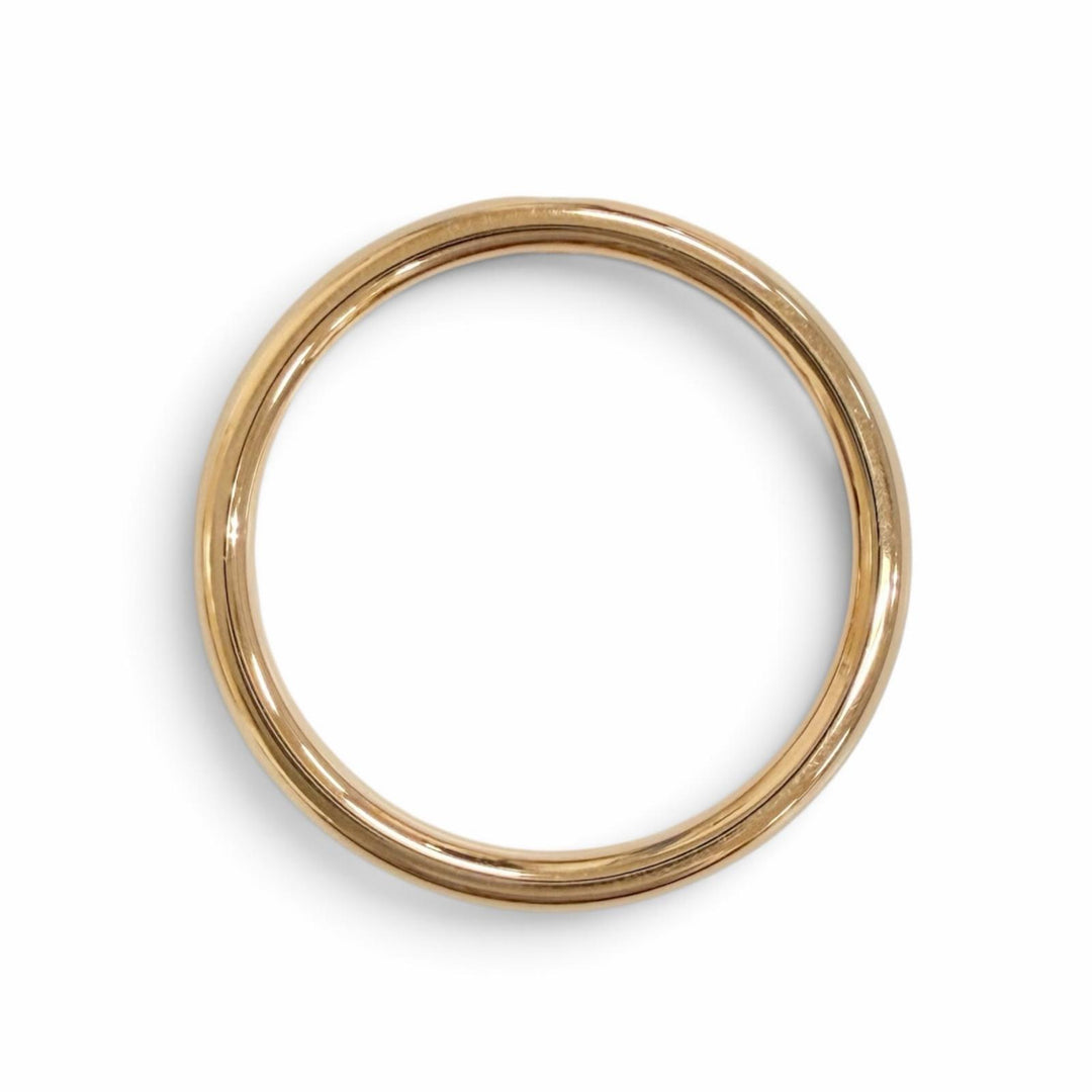 極美△TIFFANY&amp;Co. ティファニー エルサペレッティ スタッキング バンドリング 1Pダイヤモンド 750(PG) ピンクゴールド JP17号 重量4.07g