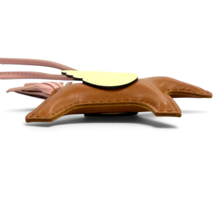 極美品★HERMES エルメス ロデオチャーム ペガサスPM ゴールド／ローズダーリン／ジョーヌミルトン レザー バッグチャーム G刻印 箱付き