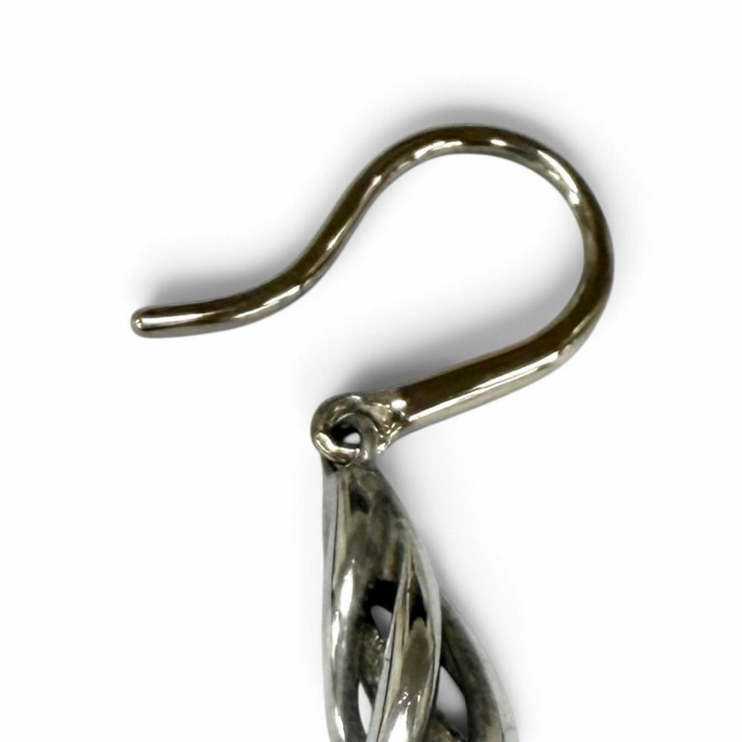 美品★TIFFANY&amp;Co. ティファニー パロマピカソ AG925 ベネチア ルーチェ ドロップ ピアス 両耳用 アクセサリー シルバー 重量6.5g