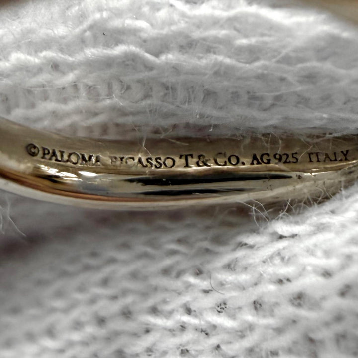 美品★TIFFANY&amp;Co. ティファニー パロマピカソ AG925 ベネチア ルーチェ ドロップ ピアス 両耳用 アクセサリー シルバー 重量6.5g