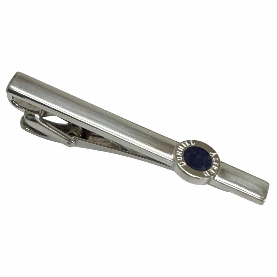 美品□Dunhill ダンヒル SV925 ラピスラズリ カフスボタン カフリンクス ネクタイピン セット シルバー 重量27g メンズ ケース付き