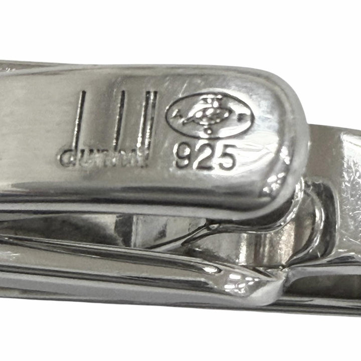 美品□Dunhill ダンヒル SV925 ラピスラズリ カフスボタン カフリンクス ネクタイピン セット シルバー 重量27g メンズ ケース付き