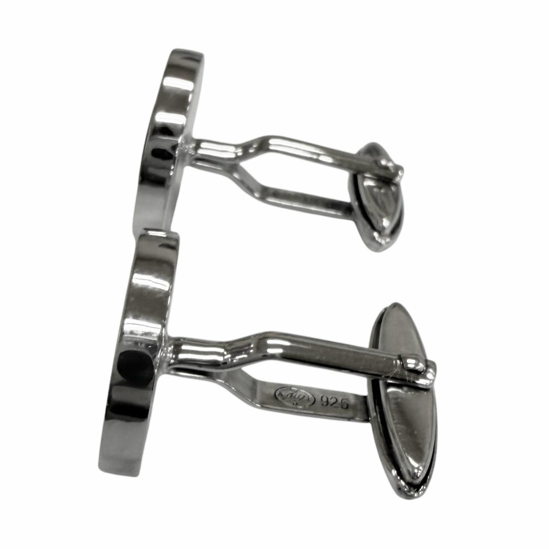 美品□Dunhill ダンヒル SV925 ラピスラズリ カフスボタン カフリンクス ネクタイピン セット シルバー 重量27g メンズ ケース付き