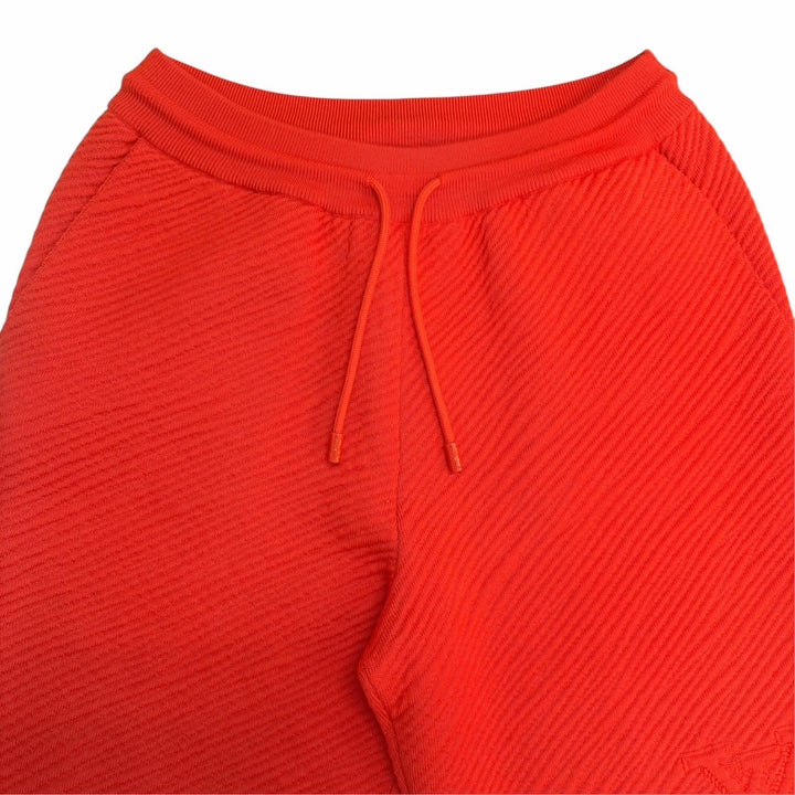 未使用品□LOUIS VUITTON ルイヴィトン 24SS ウール100％ LVロゴ ニット ショートパンツ ハーフパンツ レッド XL イタリア製 正規品