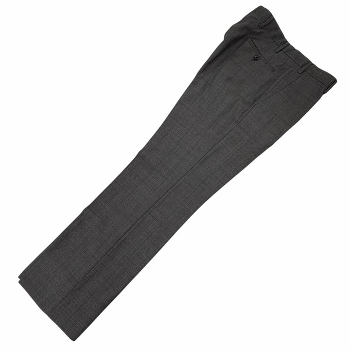 美品□GIORGIO ARMANI ジョルジオアルマーニ 黒タグ WALL STREET チェック柄 シングル スーツ グレー Mサイズ相当 イタリア製 メンズ