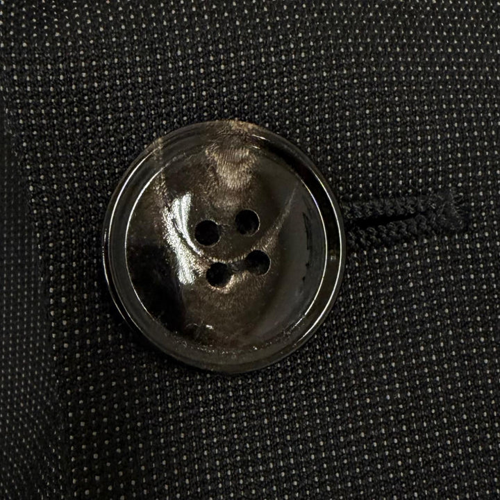 美品□GIORGIO ARMANI ジョルジオアルマーニ 2023年製 ウール100％ 黒タグ SOHO シングルスーツ ブラック 48R イタリア製 正規品 メンズ