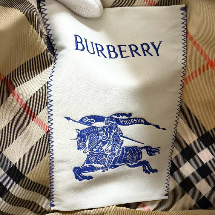 極美品□BURBERRY バーバリー 8091320 キャンバス ヴィンテージチェック クロスボディバッグ ショルダーバッグ ベージュ メンズ 保存袋付