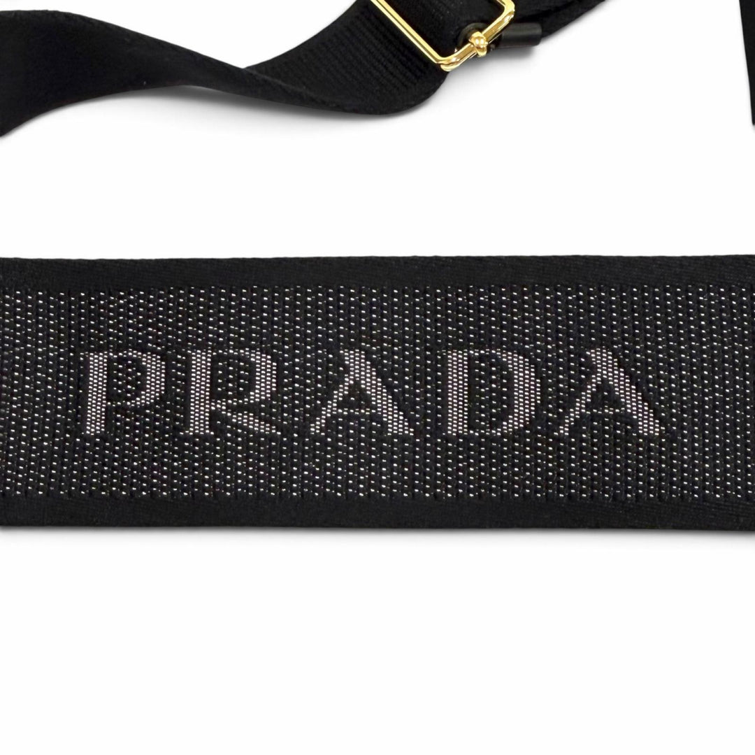 極美品★PRADA プラダ ジャルディニエール スモール コットンキャンバス ハンドバッグ カナパ 2WAY 定価363000円 保存袋付き