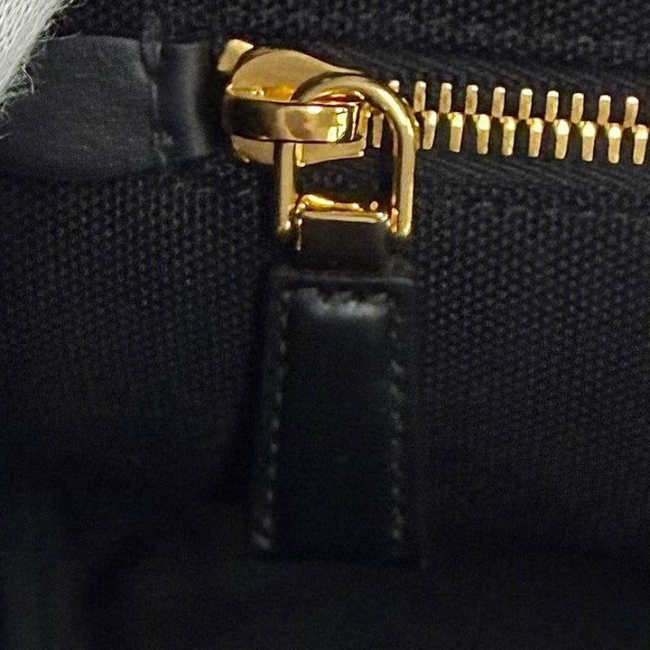 極美品★PRADA プラダ ジャルディニエール スモール コットンキャンバス ハンドバッグ カナパ 2WAY 定価363000円 保存袋付き
