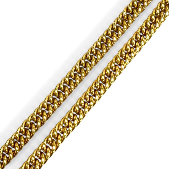 極美品★CHANEL シャネル I24P ABC708 ココマーク ハート デニム チェーン ネックレス ネイビー ゴールド金具 イタリア製 箱・保存袋付き
