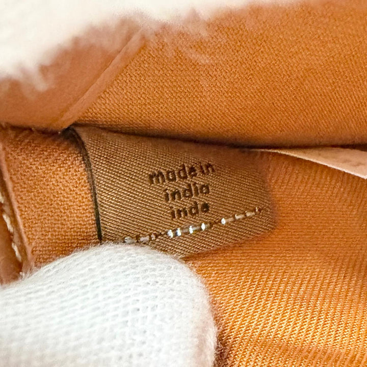 極美品△COACH コーチ CAN81 エッセンシャルスリム アコーディオンジップウォレット ホース アンド キャリッジ プリント 長財布 茶系