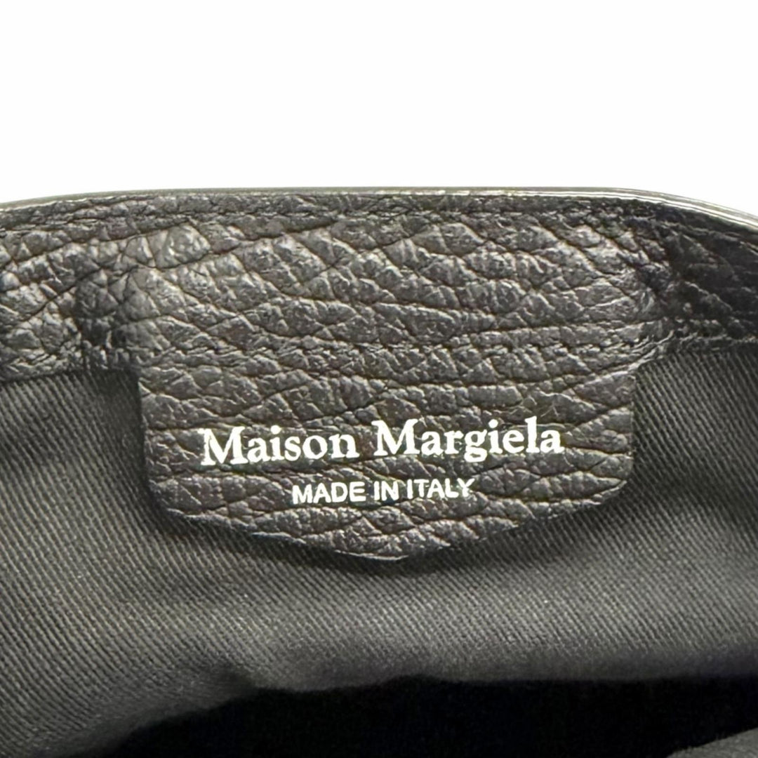 良品△Maison Margiela 11 メゾンマルジェラ11 S56WG0081 5AC マイクロ レザー 2WAY チェーン ハンド ショルダーバッグ 定価299200円