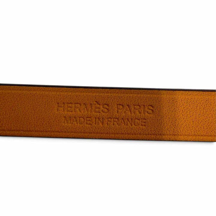 極美品☆HERMES エルメス ミニ ケリー ドゥブルトゥール ブレスレット スイフト エトゥープ シルバー金具 T2 K刻印 仏製 箱・保存袋付