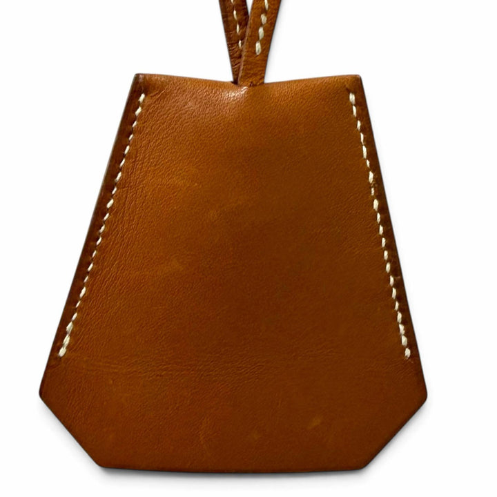 良品□HERMES エルメス ヴォーバレニア マルジェラ期 ラージ クロシェット ネックレス アクセサリー ゴールド □B刻印 フランス製 メンズ