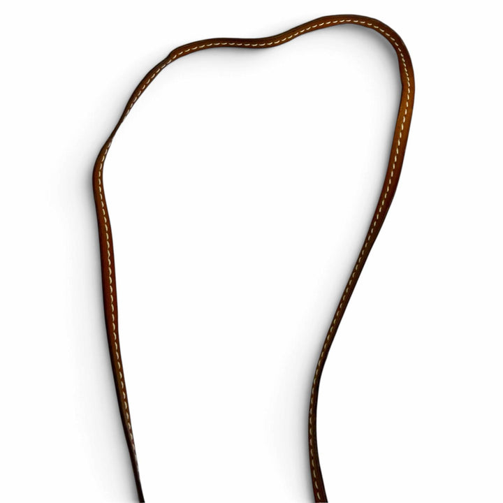 良品□HERMES エルメス ヴォーバレニア マルジェラ期 ラージ クロシェット ネックレス アクセサリー ゴールド □B刻印 フランス製 メンズ