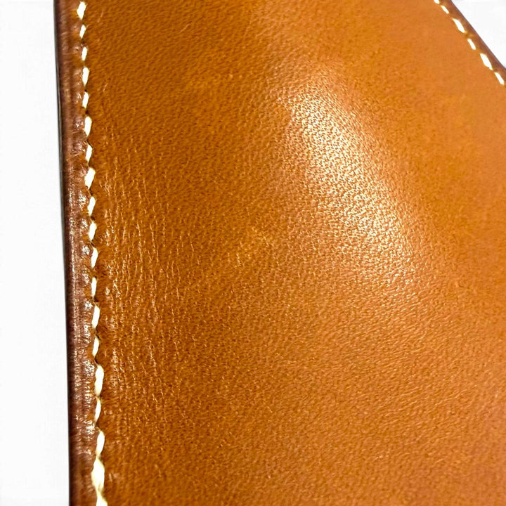 良品□HERMES エルメス ヴォーバレニア マルジェラ期 ラージ クロシェット ネックレス アクセサリー ゴールド □B刻印 フランス製 メンズ