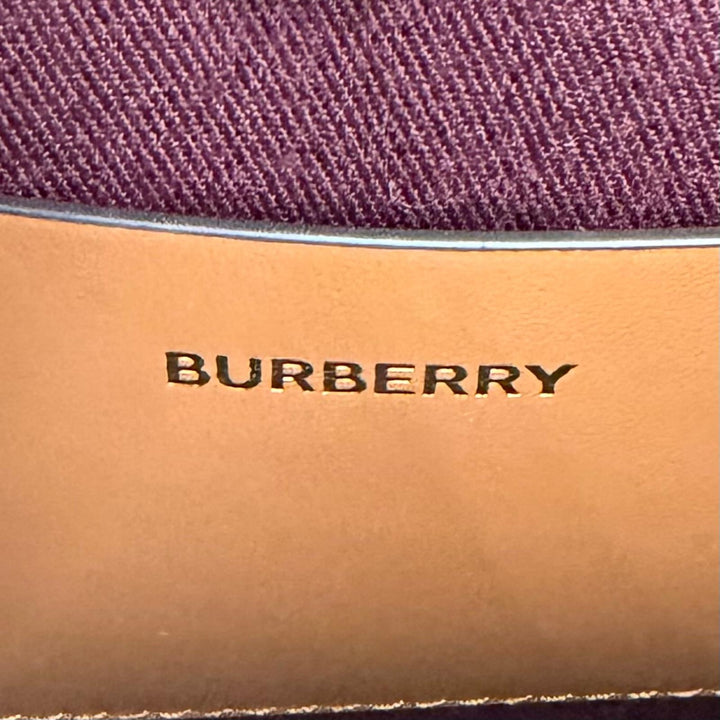 極美品★BURBERRY バーバリー 8097566 ノバチェック柄 レザー使い ミニ フレイヤトート 2WAY ショルダーバッグ ベージュ ブラウン 伊製