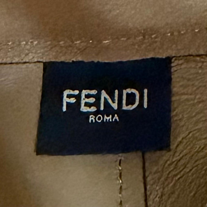 美品★FENDI フェンディ 8BL155 バイザウェイ セレリア ミディアム グレインカーフレザー ベージュ 2WAY ショルダーバッグ 定価416900円
