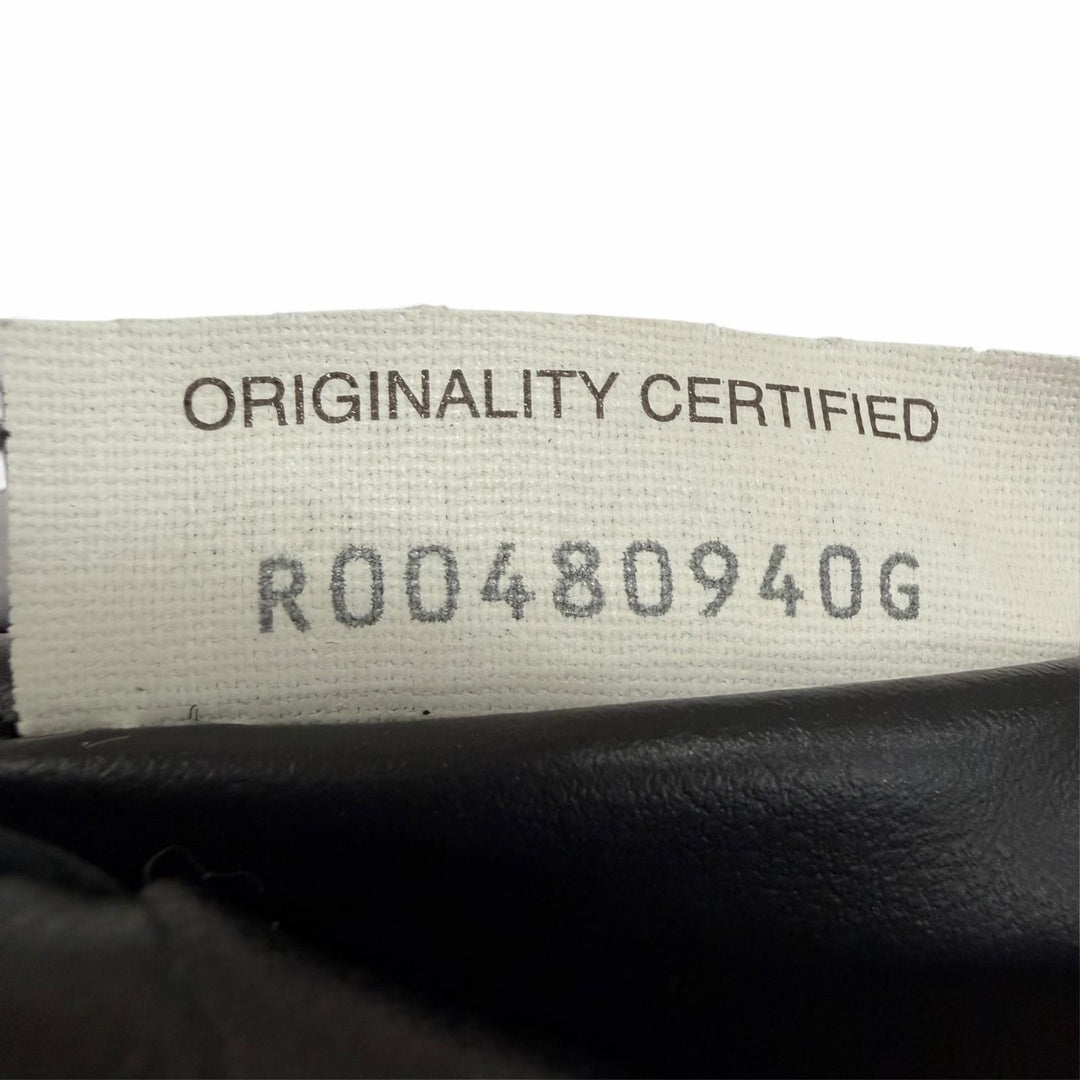 極美品☆BOTTEGAVENETA ボッテガヴェネタ 777586 イントレチャート ミニ ホップ レザー 2WAYショルダーバッグ ハンドバッグ ブラック