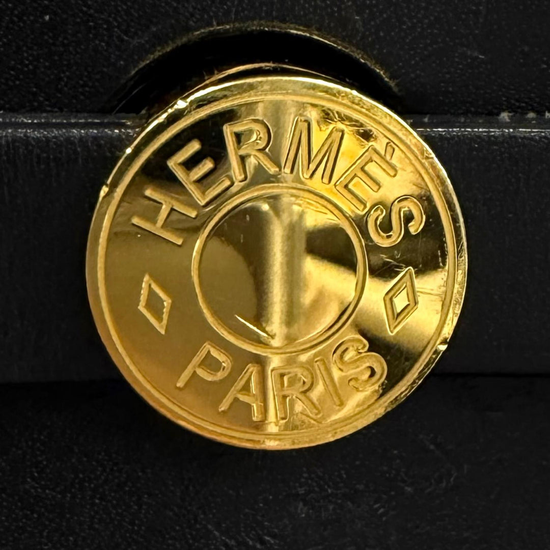 良品★HERMES エルメス エールバッグ ジップ アド PM ブラック トワルミリタリー ヴァッシュハンター リュックサック Z刻印 袋付