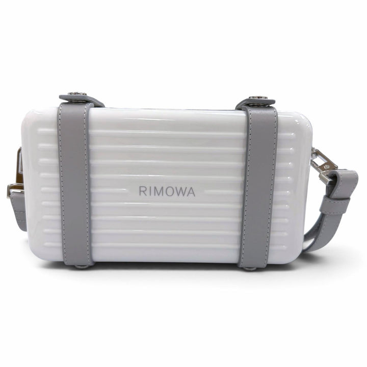 極美品▼RIMOWA リモワ 890.11.66.0 PERSONAL パーソナル ポリカーボネート レザー クロスボディ ショルダーバッグ 1L 定価205700円 箱付